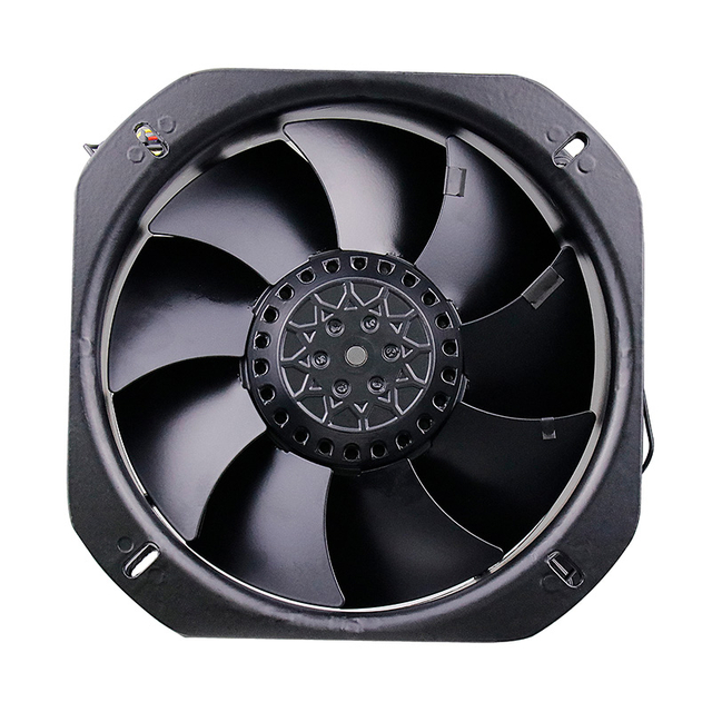 Ventilador AC de Aspas Met&aacute;licas 225x225x80mm-9 Aspas