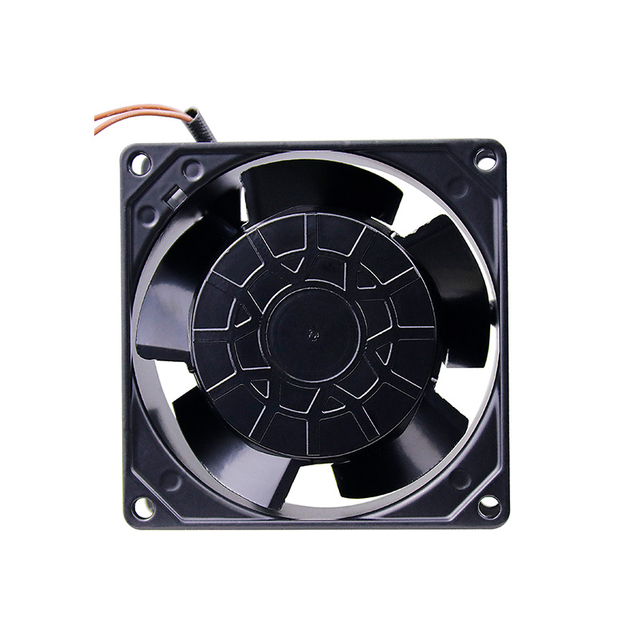 AC-ventilator met metalen blad 80x80x38mm